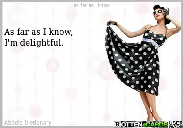 as far as i know